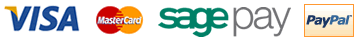 Visa, MasterCard, SagePay, PayPal