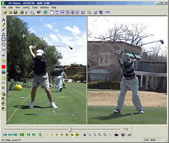 Backswing comparison between J.P. and Murray