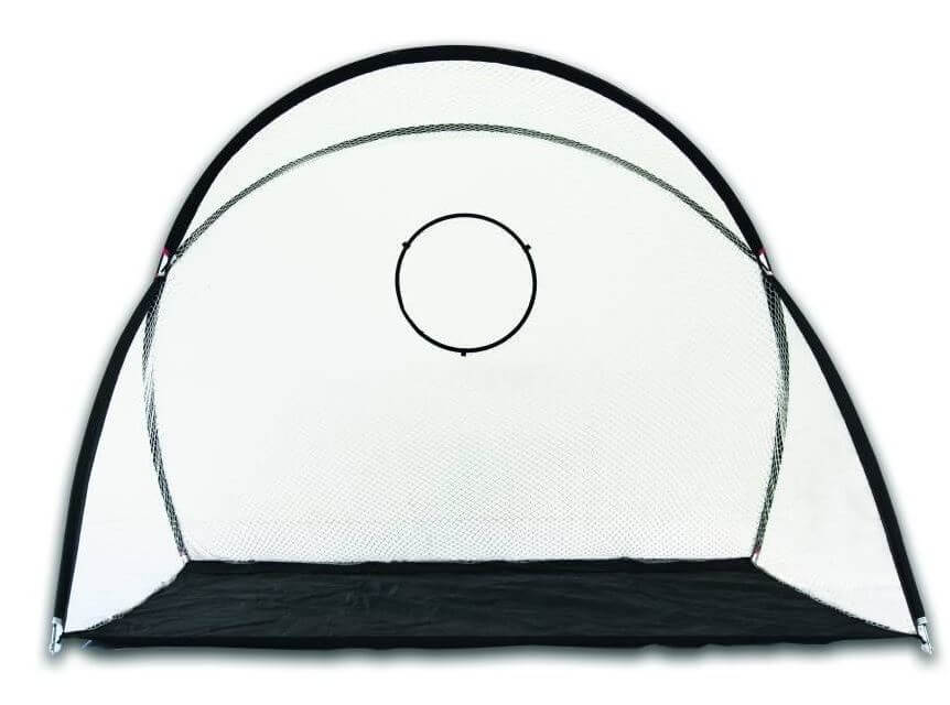 3M x 3M x 3M Golf Practice Net in Frame with Mesh Baffle Net Golf