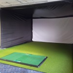 Golf Simulator Enclosure and Projection Screen