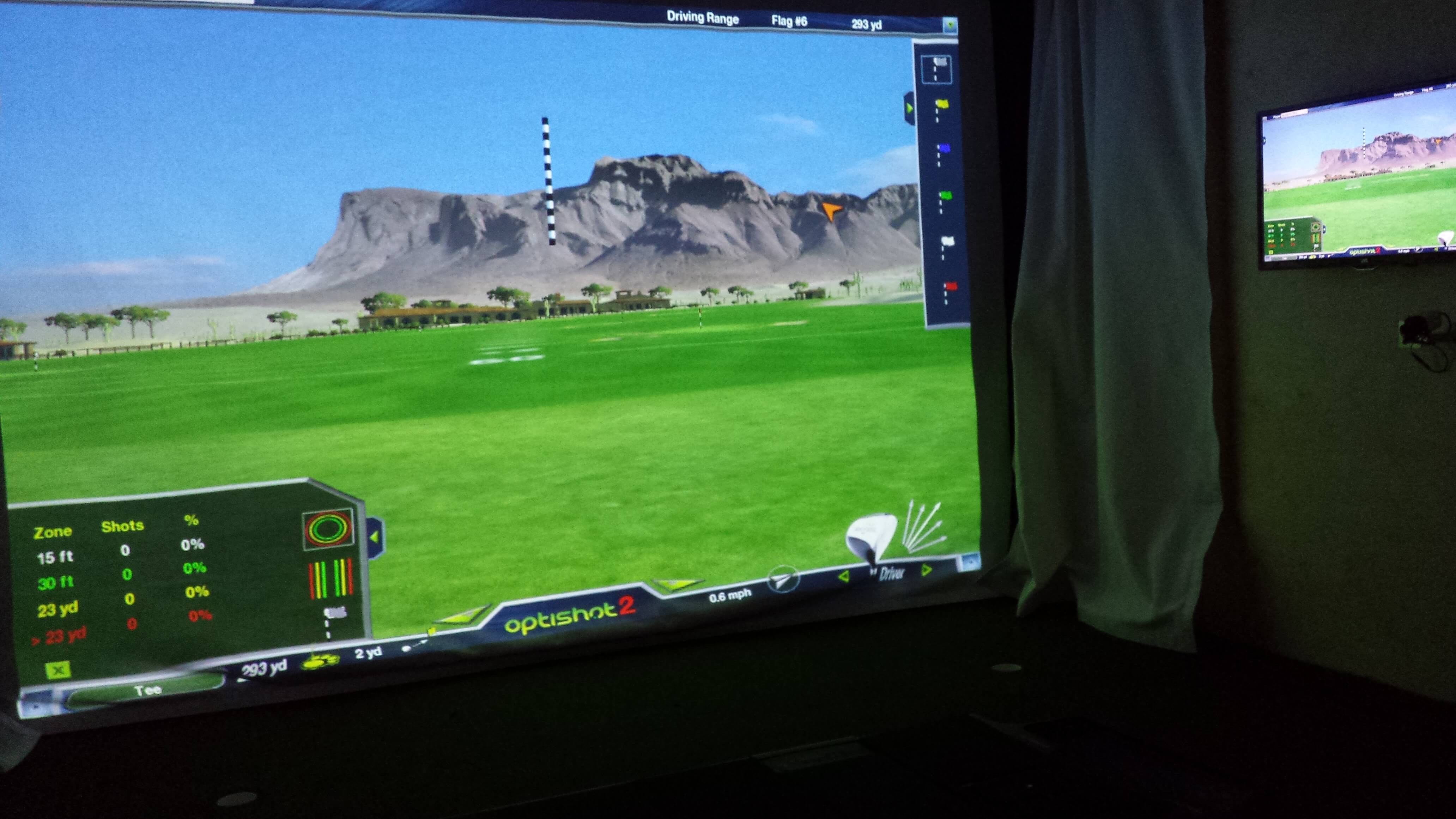 Golf Simulator Projection Screen