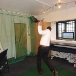 Hitting the ball in the room