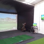 Optishot2 Golf Simulator Enclosure and Projection Screen