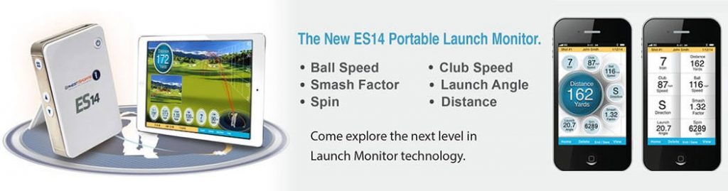 ES14 Portable Launch Monitor Slider Image