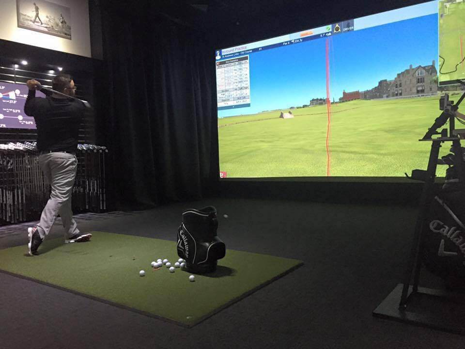 Par 2 Pro SQ HD Golf Simulator Screen