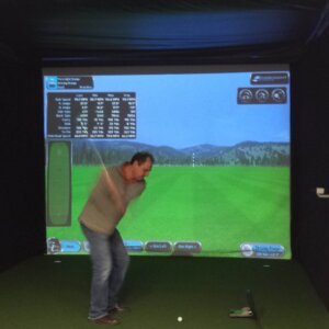 Optishot 2 Golf Simulator and Screen Package | Golf Swing Systems