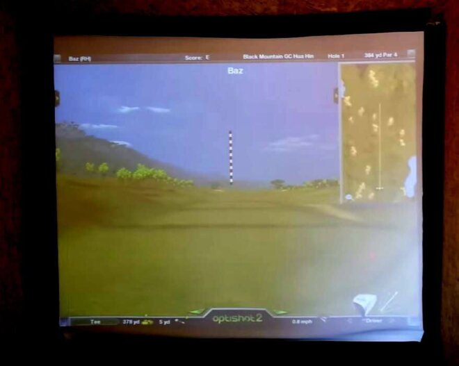 Optishot 2 Golf Simulator and Screen Package | Golf Swing Systems