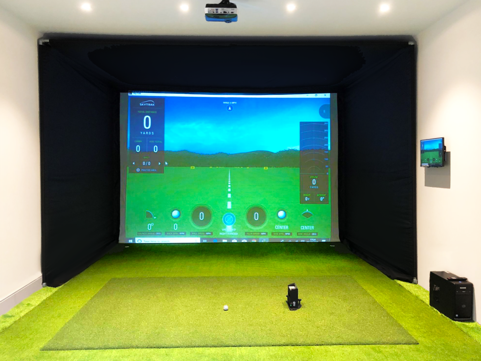 Best Home Golf Simulator Enclosure Golf Simulator Golf Swing Systems UK