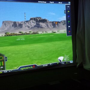 Optishot 2 Golf Simulator and Screen Package | Golf Swing Systems