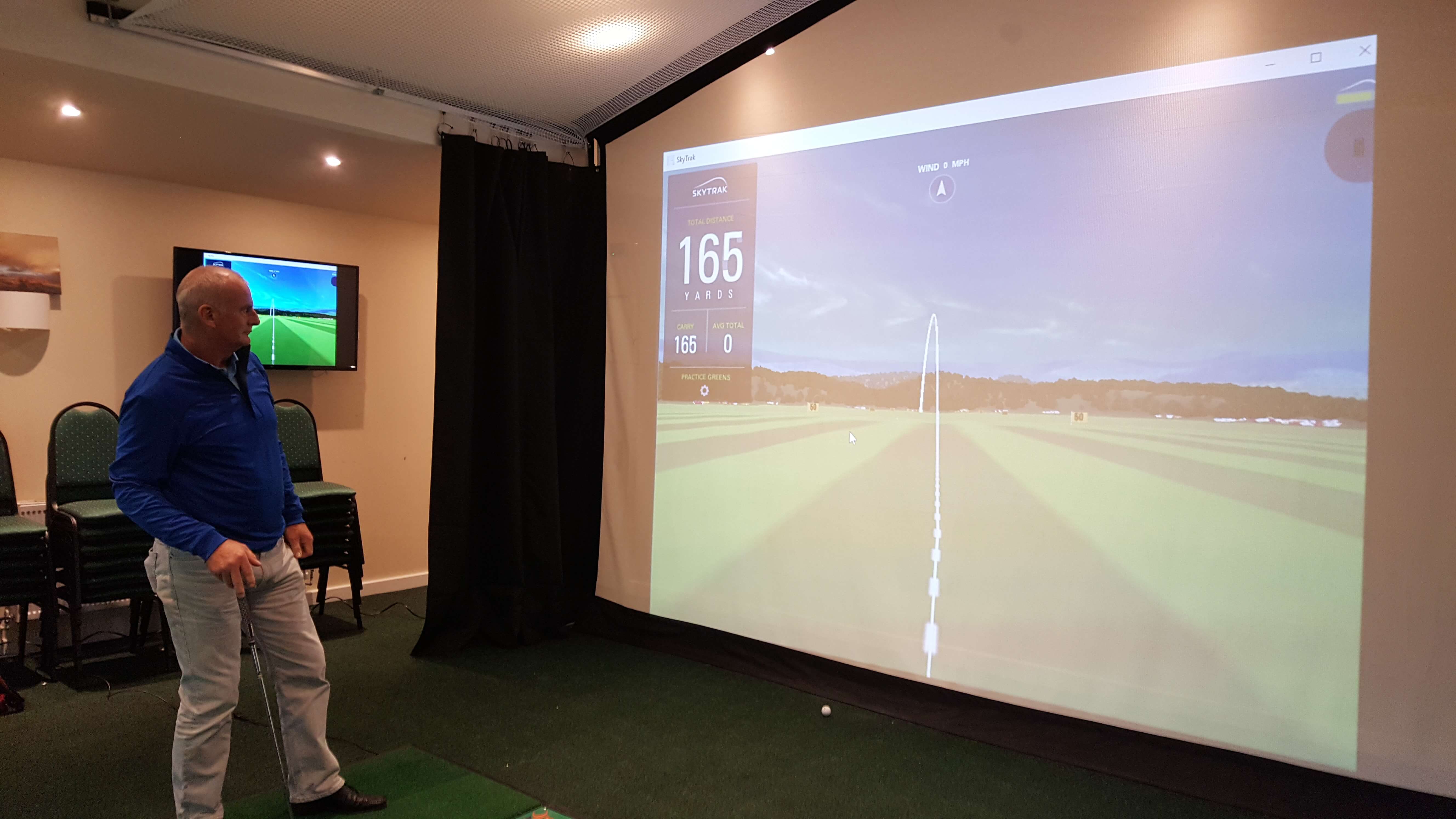 Archery Netting / HD Projection Screen Material Golf Swing Systems