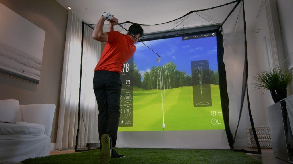 Retractable Golf Simulator Screen