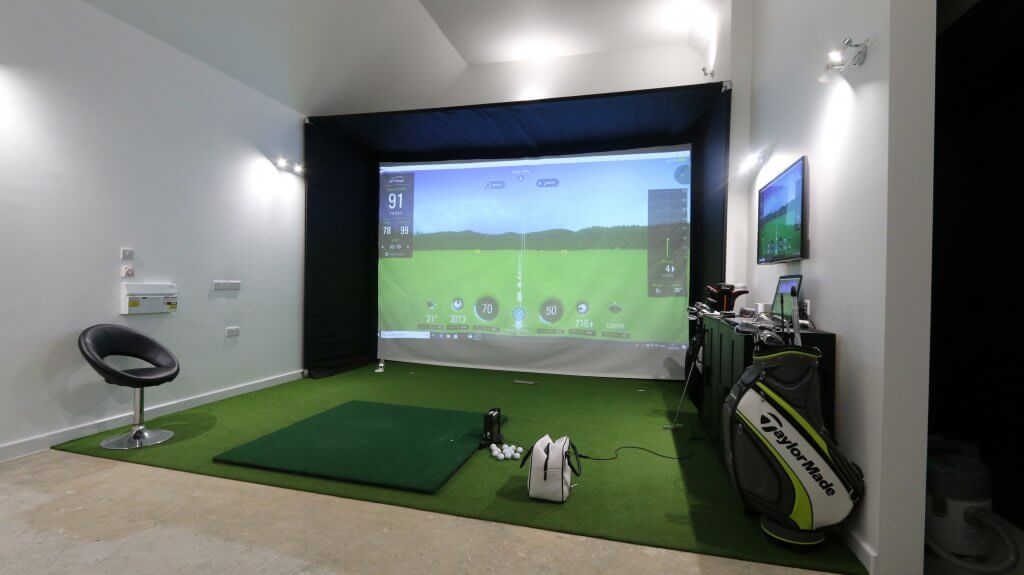 SkyTrak & Home Golf Simulator Enclosure Golf Swing Systems