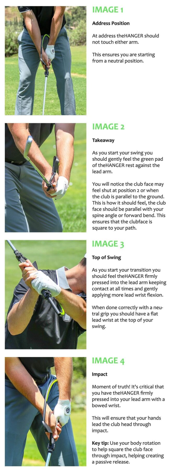 The Hanger Golf Swing Aid Golf Swing Systems