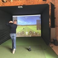Home Golf Simulator Enclosure