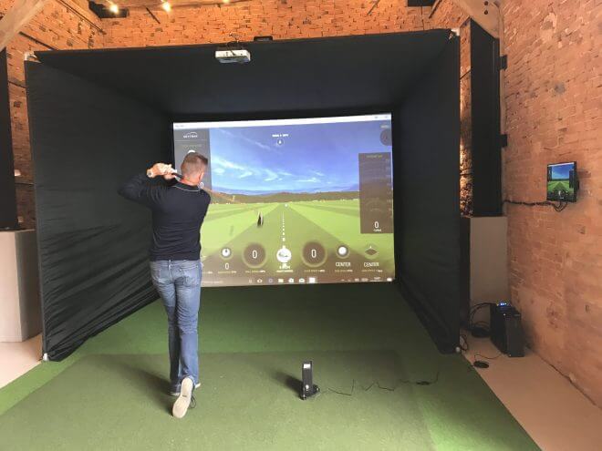 Home Golf Simulator Enclosure