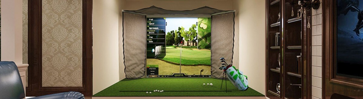 Optishot 2 Golf Simulator Screen Mat Package