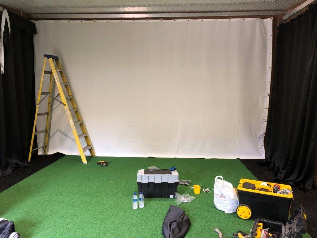 Retractable Screen Installed at West Hove Golf Club
