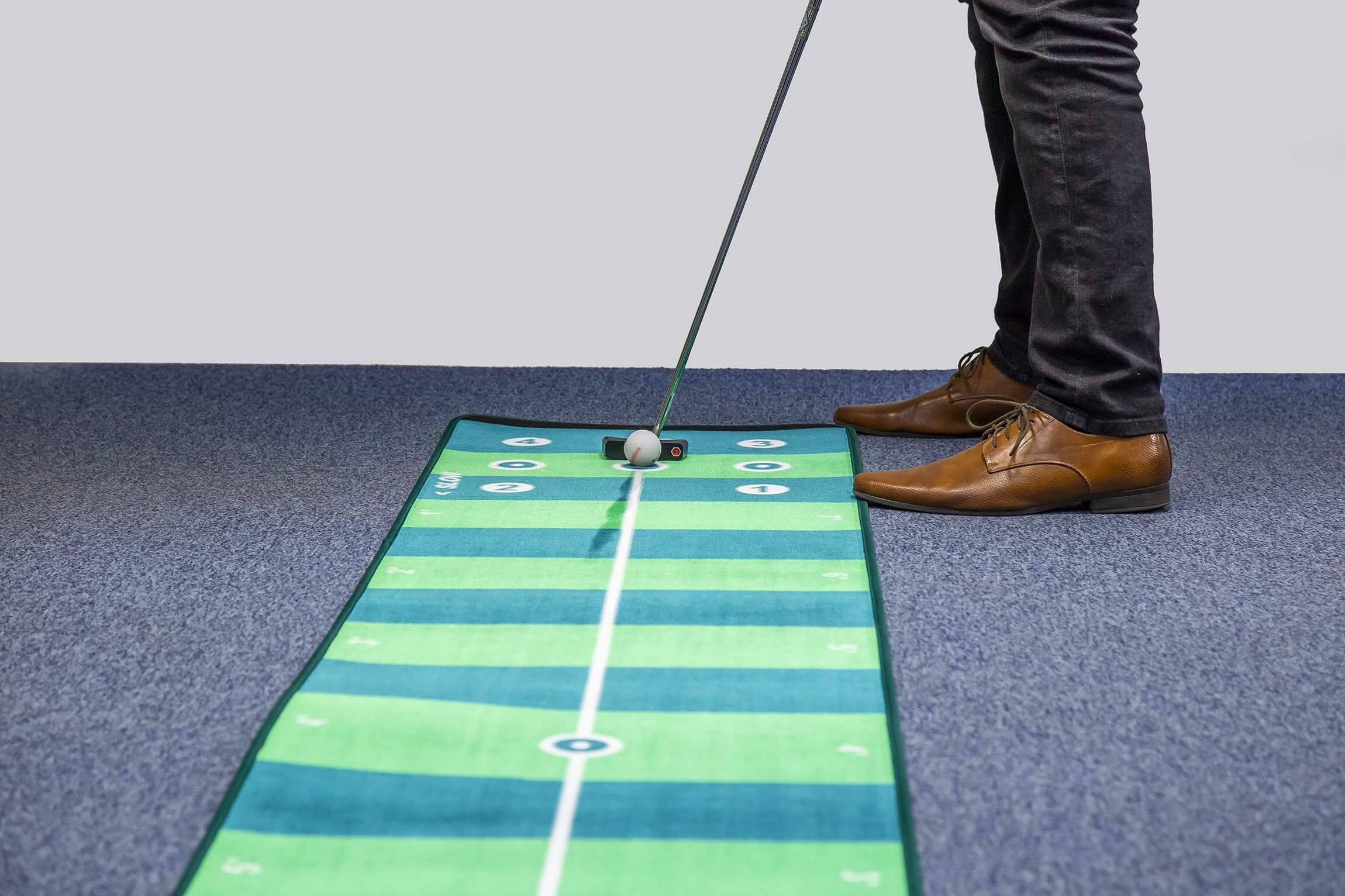 Longridge 4 Speed Track Putting Mat Golf Swing Systems