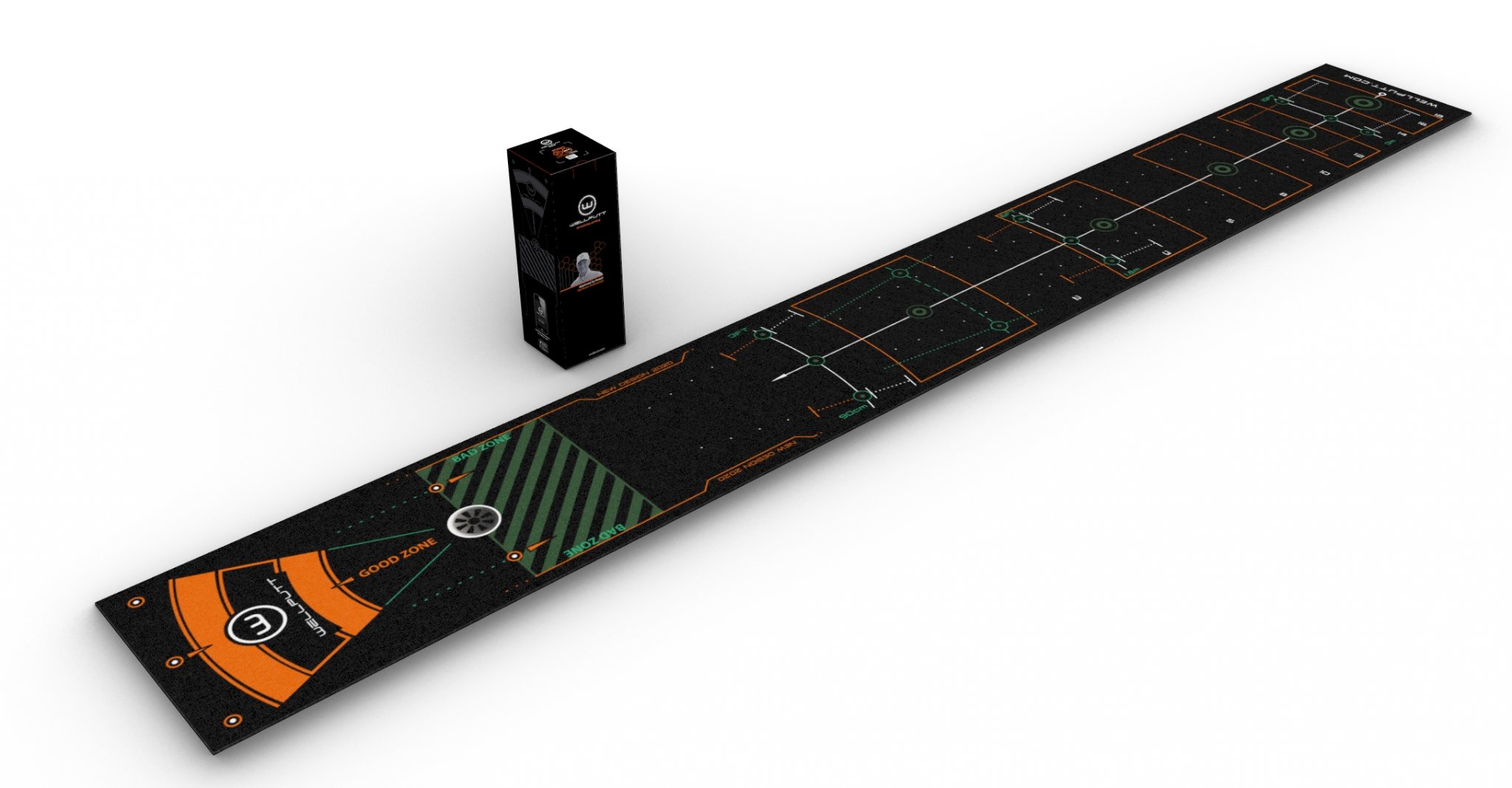 Wellputt Mat 4 Metre Classic Golf Swing Systems