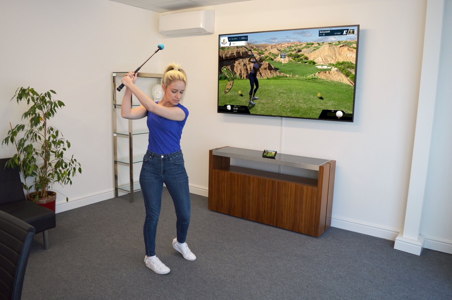 Phigolf WGT Edition Mobile Golf Game Simulator Golf Swing Systems