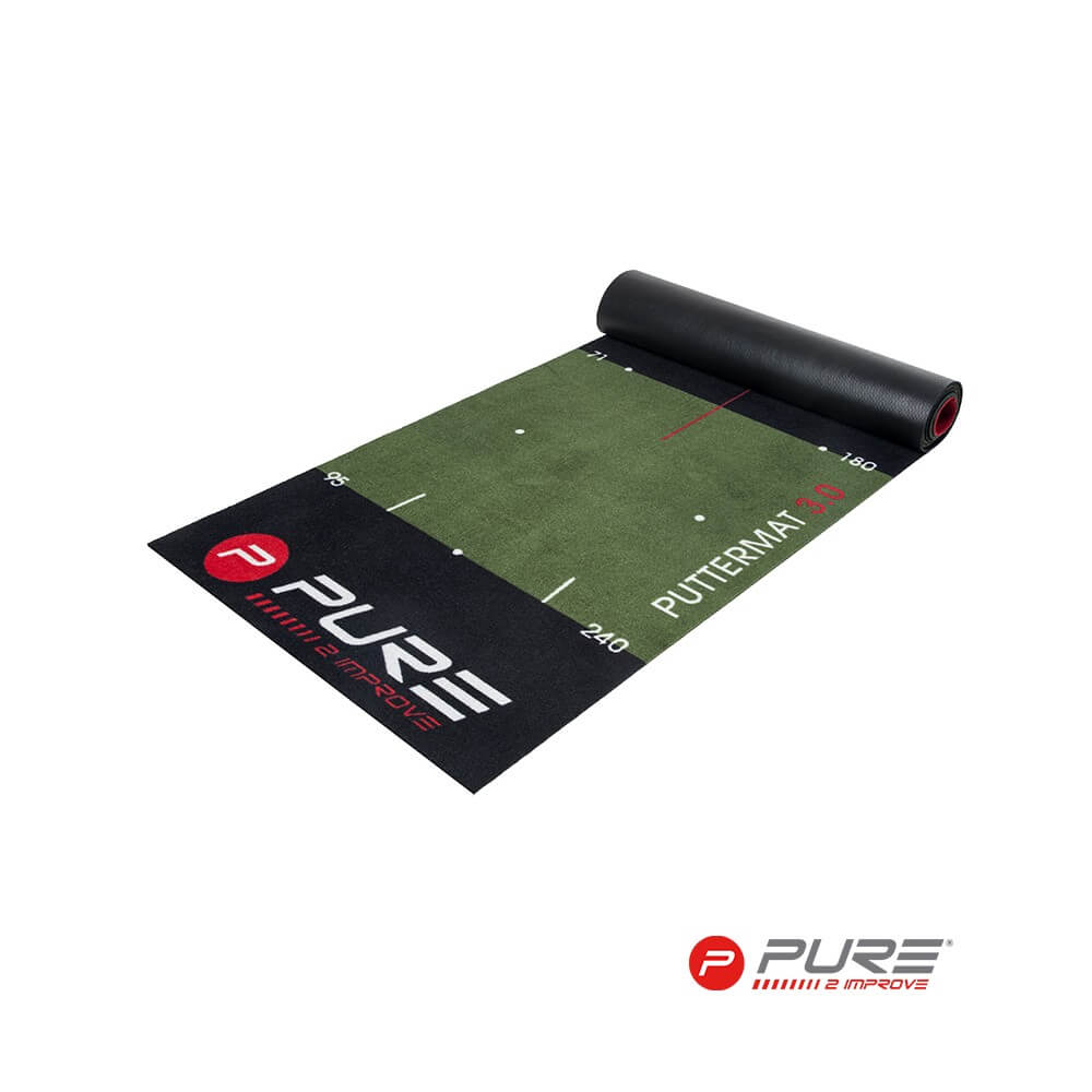 Pure2Improve Putting Mat 65cm x 300cm Golf Swing Systems