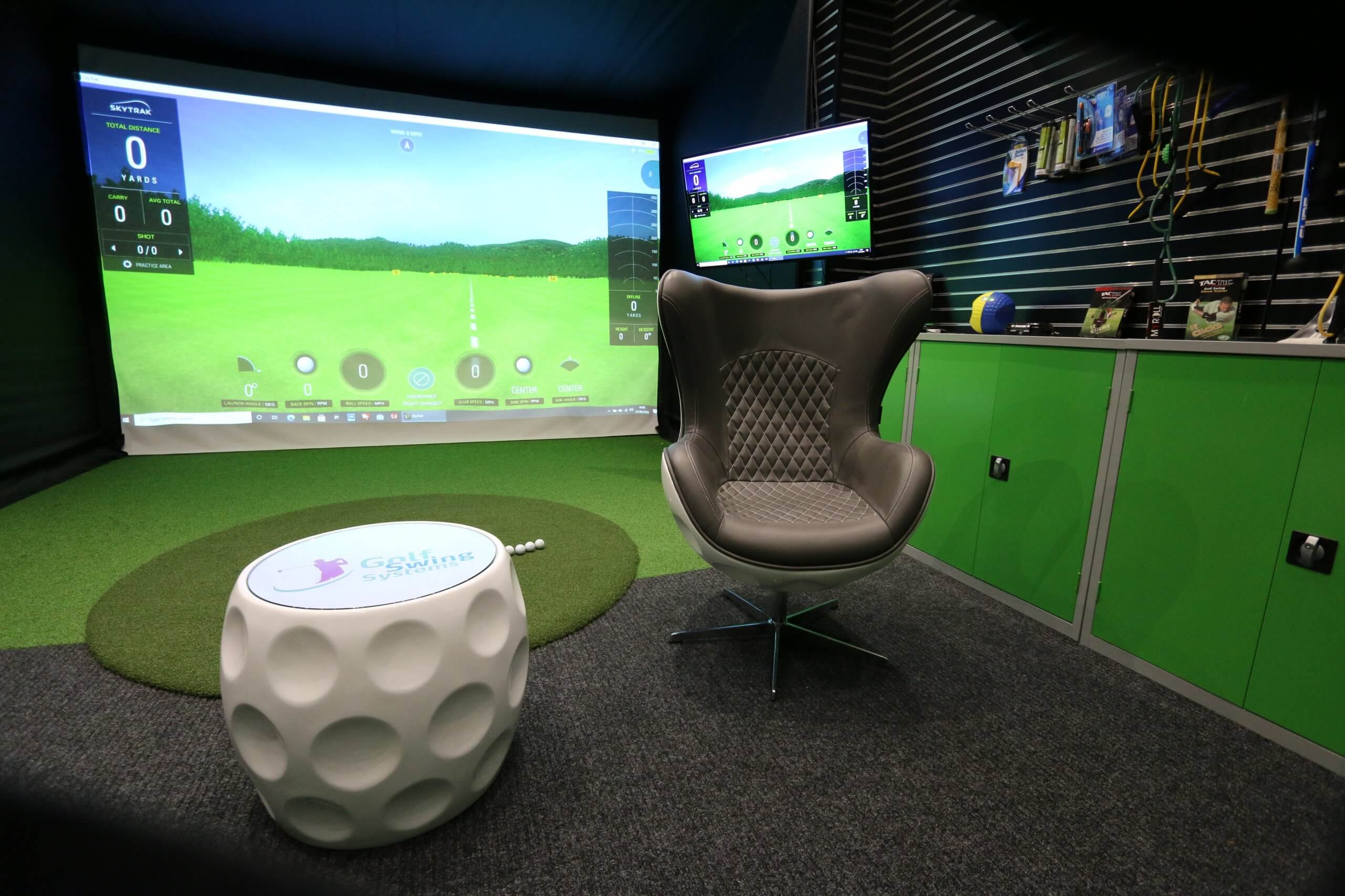 The Golf Ball Dimple Chair & Table Golf Swing Systems