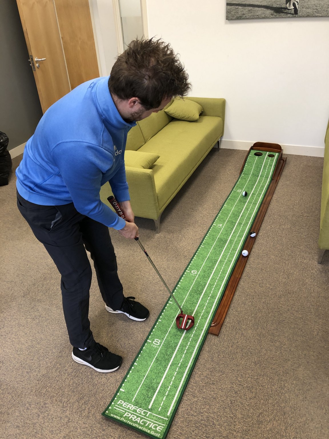 Perfect Putting Mat by Perfect Practice Golf Swing Systems
