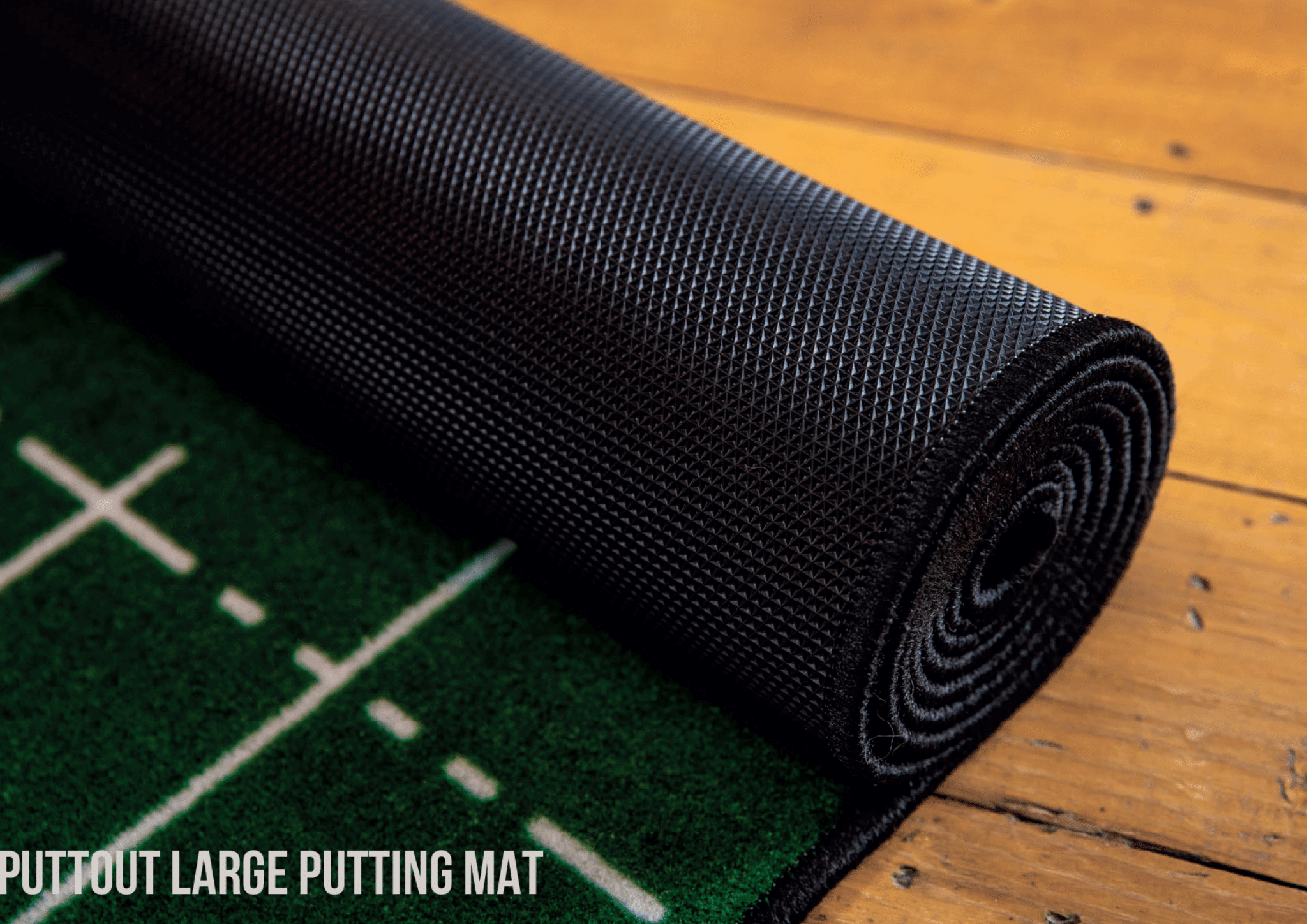 PuttOUT Large Putting Mat 67cm x 360cm Golf Swing Systems