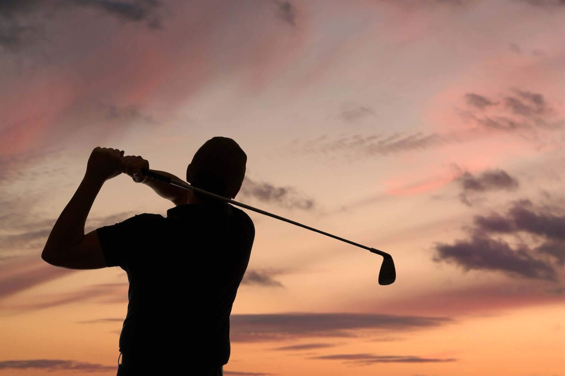 Golf Swing - Dusk