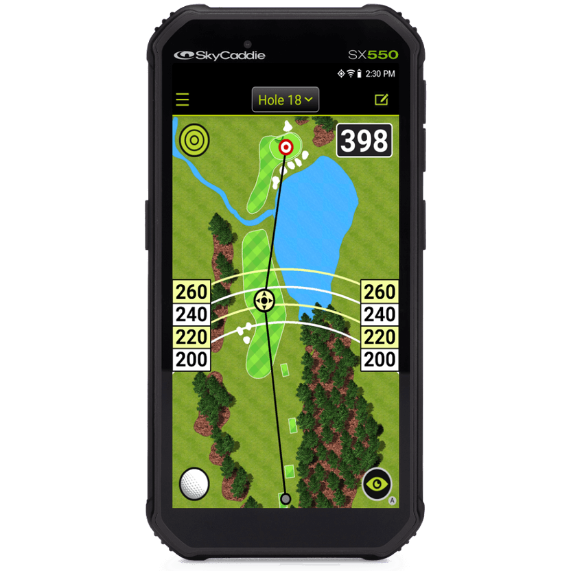 SkyCaddie SX550 GPS Handheld Rangefinder Golf Swing Systems