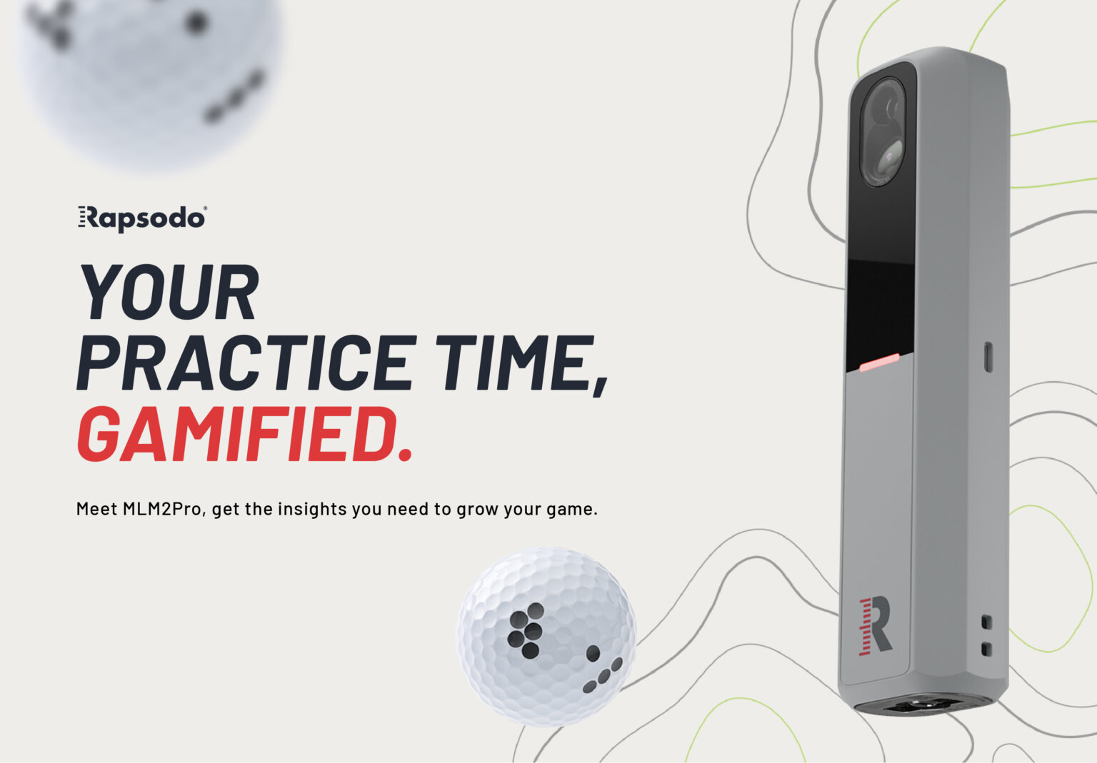 Rapsodo MLM2Pro Mobile Launch Monitor & Golf Simulator Golf Swing Systems