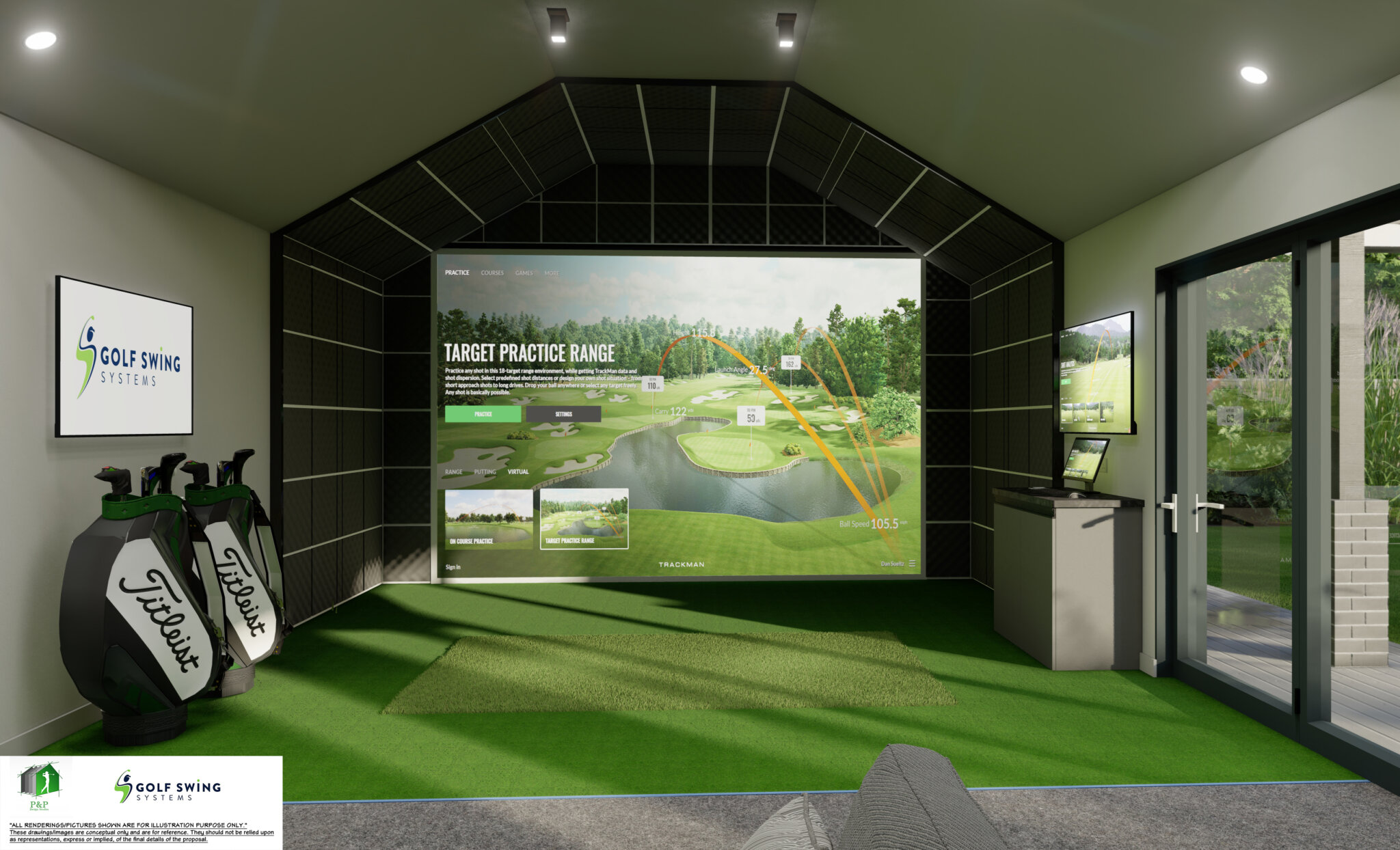 Golf Garden Rooms and Studios Golf Swing Systems