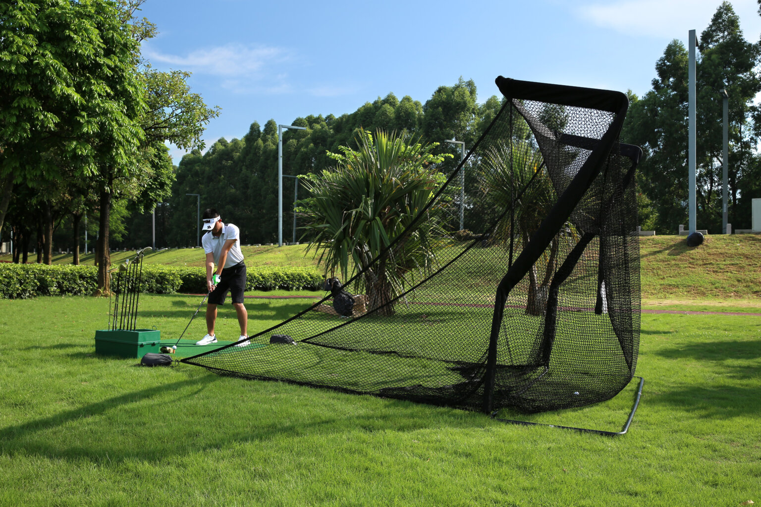 SimSpace Deluxe Home Driving Net Golf Swing Systems