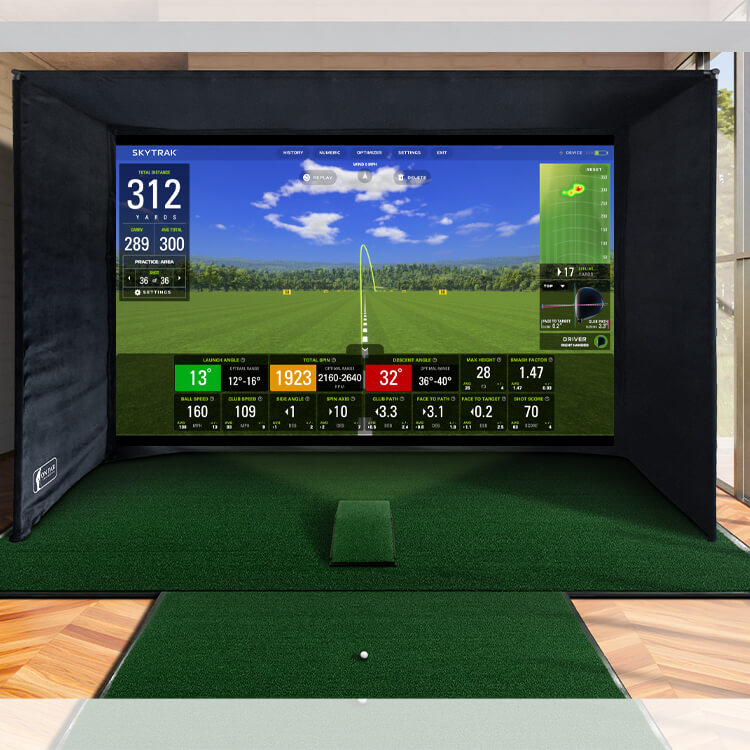 Sim Space Simulator 3.6m x 2.5m x 1.5m BuildASim Golf Swing Systems