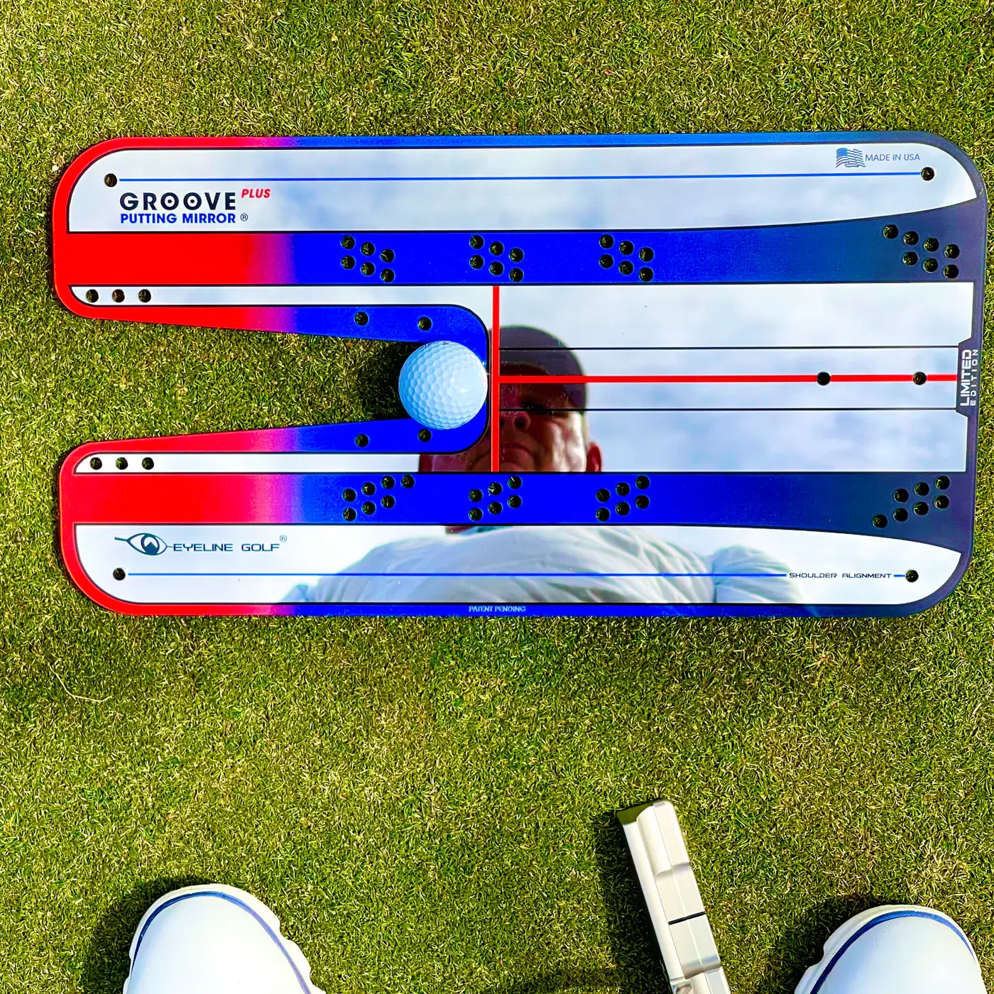 Eyeline Golf Groove Plus Putting Mirror | Golf Swing Systems