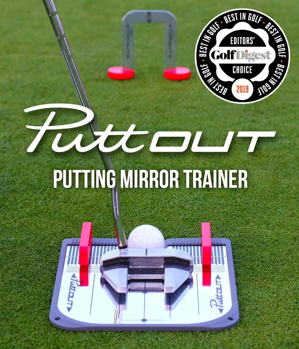 PuttOut Putting Mirror Trainer and Alignment Gate PuttOUT Golf