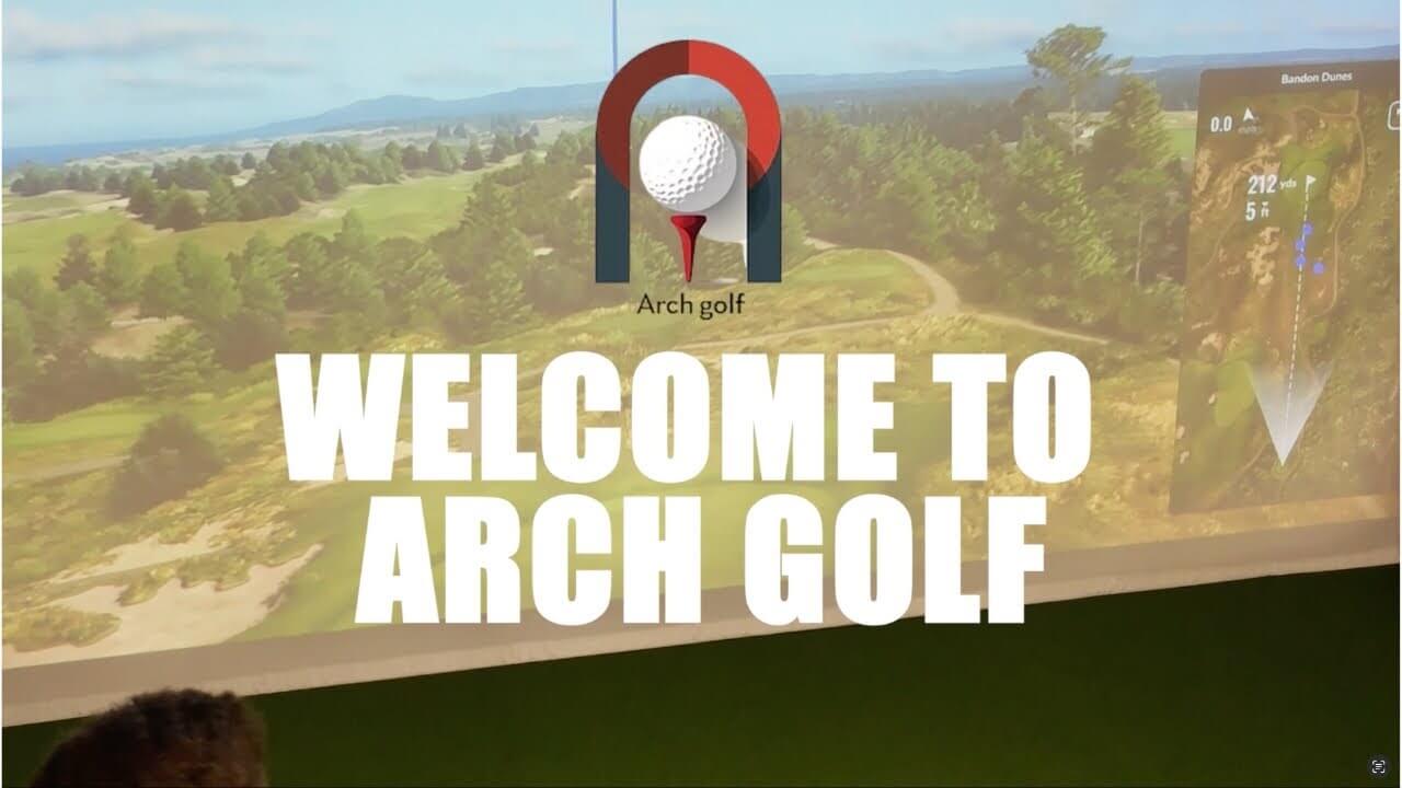 Arch Golf commercial simulator project video.
